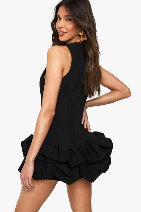 Structure Ruffle Skort Playsuit - Image 2