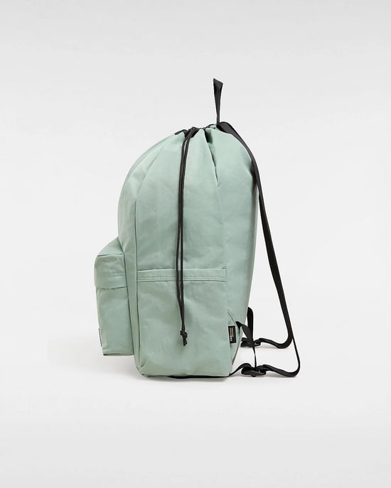 Vans Old Skool Cinch Backpack in Green - Image 4