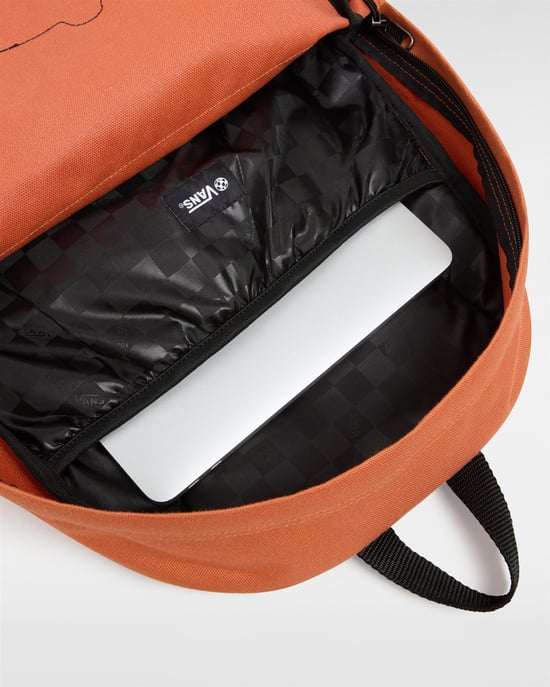 Vans Old Skool Classic Backpack in Orange - Image 5