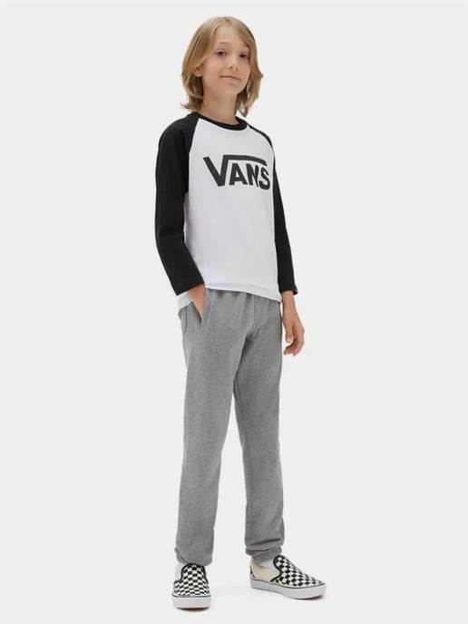 Vans Kids Classic Raglan 3/4 Sleeve T-Shirt in White - Image 4