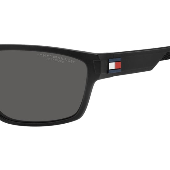 Tommy Hilfiger Black Polarised Sunglasses - Image 3