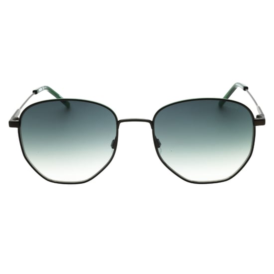 Hugo Boss Green Shaded Lensed Matte Black Framed Sunglasses - Image 1