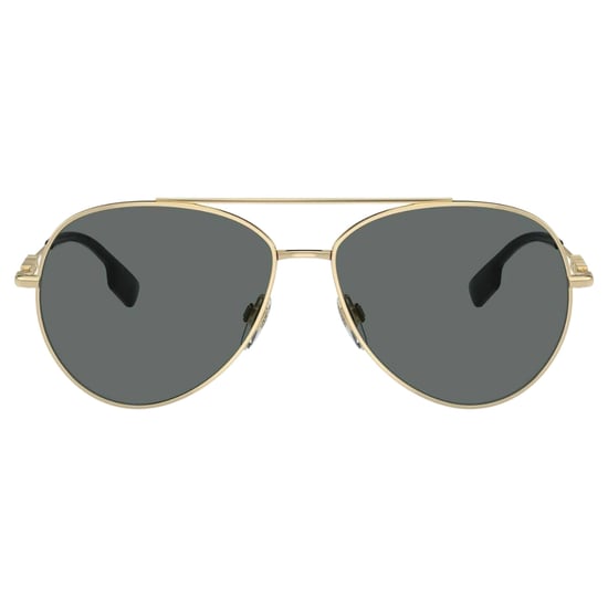 Burberry Dark Grey Lensed Gold Sunglasses - Image 1