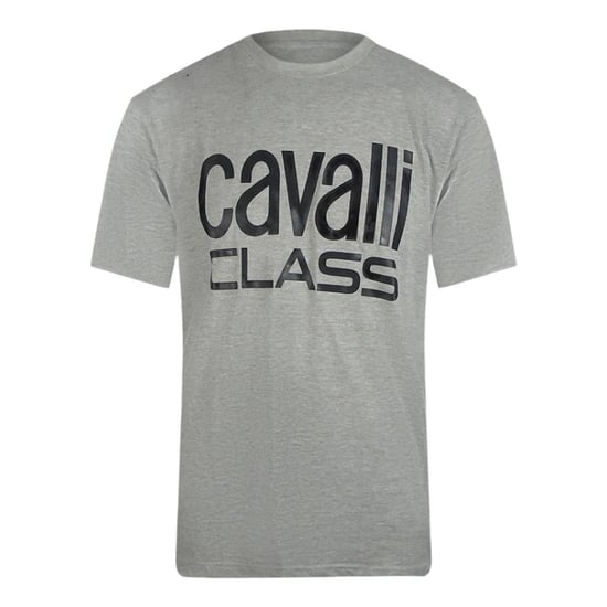 Cavalli Class Bold Brand Grijs T-shirt - Image 1