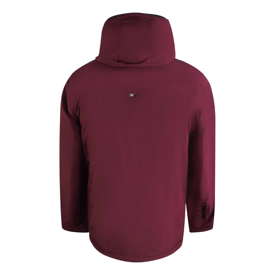 Aquascutum Activehellid Parka Cordovan Burgundy Parka Jacka - Image 2