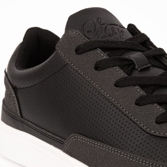 Men's Loyalty And Faith Polmer Trainers in Black Grey - Image 3