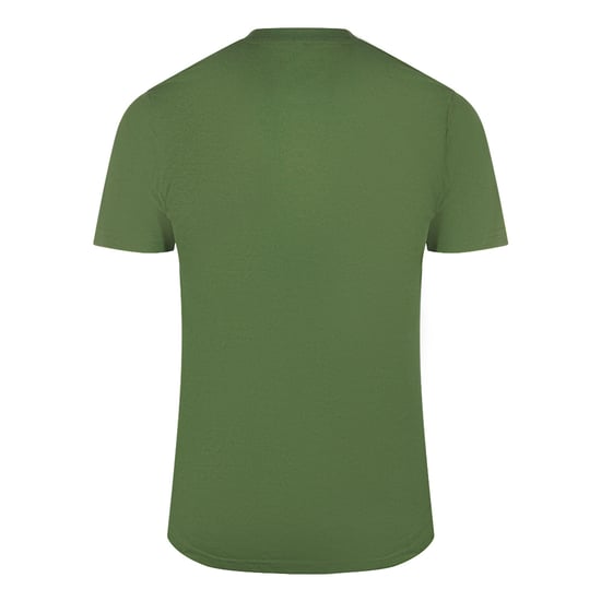 Cavalli Class Tiger Floral Logo Military Green T-shirt - Image 2