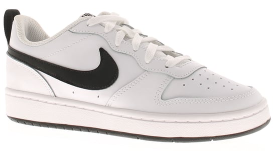 Nike Junior Boys Trainers Court Borough Low 2 Leather Lace Up white - Image 1