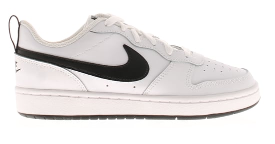 Nike Junior Boys Trainers Court Borough Low 2 Leather Lace Up white - Image 2