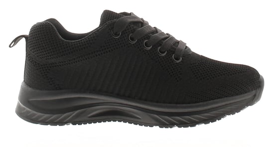 Focus Junior Boys Trainers Knitted Tamlin J Lace Up black - Image 2