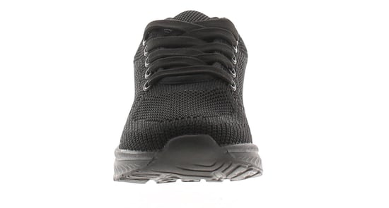 Focus Junior Boys Trainers Knitted Tamlin J Lace Up black - Image 3