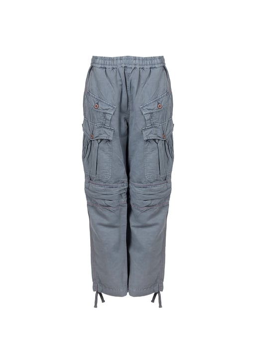 Diesel Trousers P-Nigella Woman's Blue - Image 2