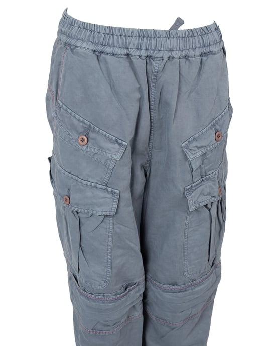 Diesel Trousers P-Nigella Woman's Blue - Image 3