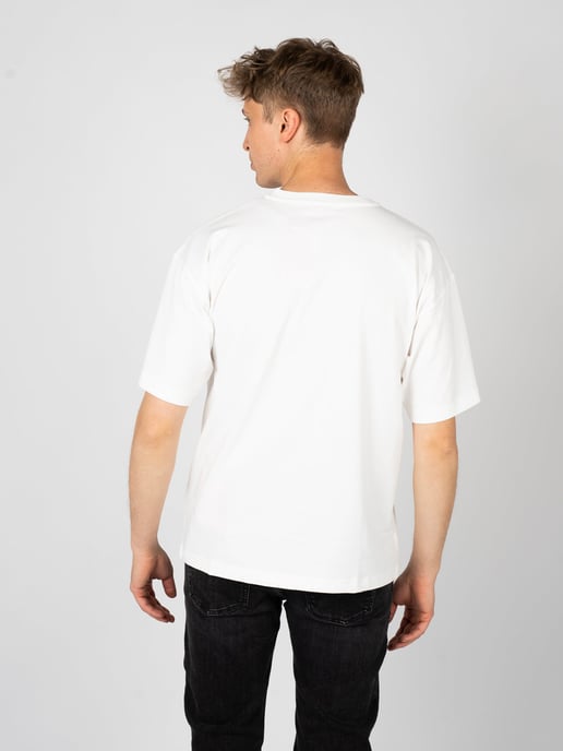 Diesel T-shirt T-Nlabel manlig Vit - Image 5