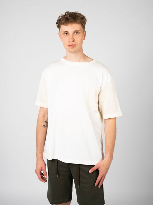 Xagon Man T-shirt Mannen beige - Image 3