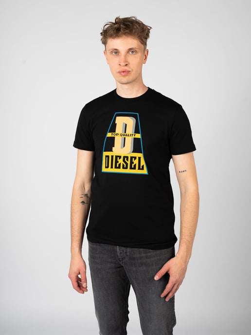 Diesel topkwaliteit logo zwart T-shirt - Image 3