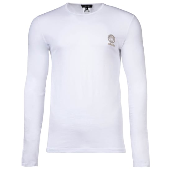 Versace T-Shirt Bi-Pack Jersey Topeka Bi-Stretch Katoen Organisch Nieuw Logo Lange Mouw - Image 2