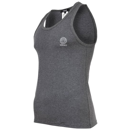 Versace T-Shirt Lange Mouwen Ronde Hals Jersey Topeka Bi-Stretch Katoen Organisch Nieuw Logo Vest - Image 3