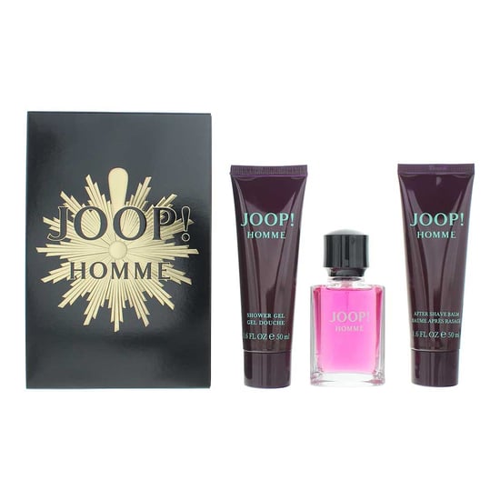 Joop! Homme Eau de Toilette 30ml, Aftershave Balm + Shower Gel Gift Set for Him - Image 1