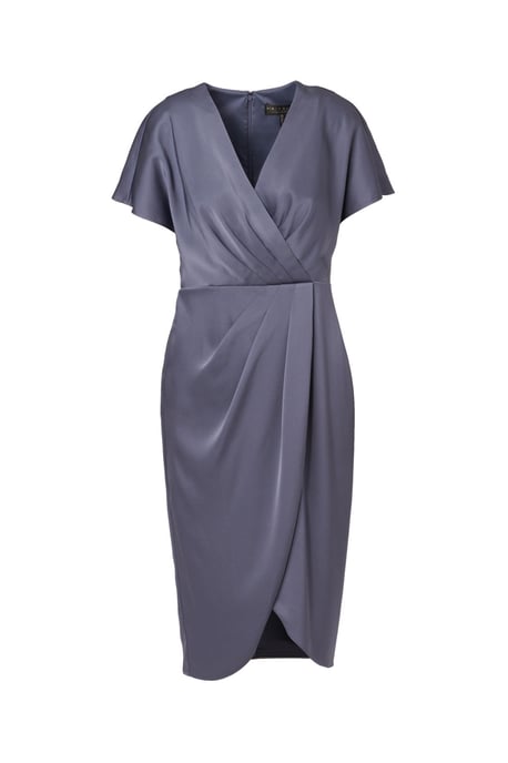 Crepe Back Satin Dress - Image 4