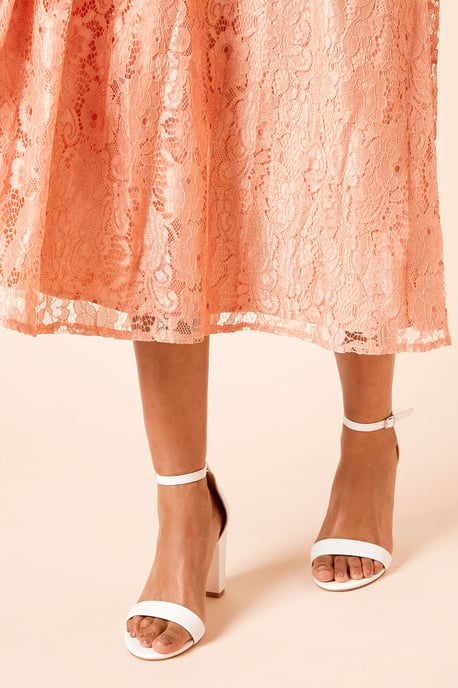 Wide Fit Spark High Block Heel Sandals - Image 2