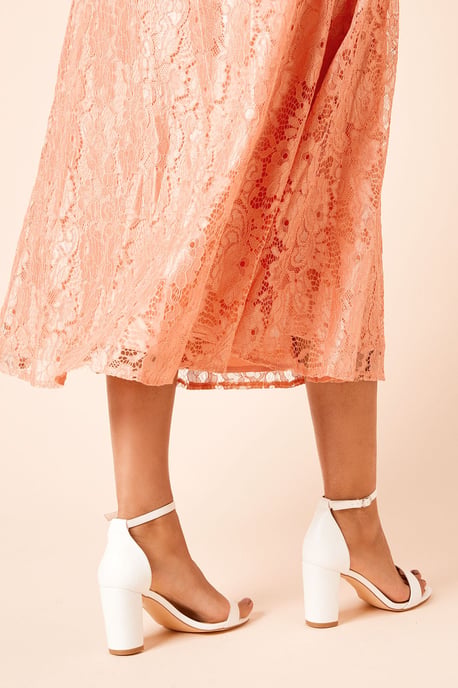Wide Fit Spark High Block Heel Sandals - Image 4