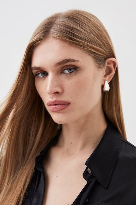 Round Drop Earrings - Image 1