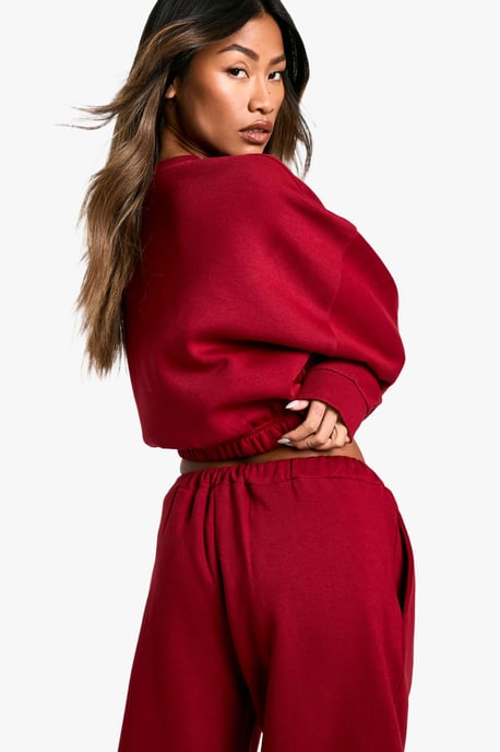 The Bronx Applique Oversized Cropped Sweatshirt - Image 2