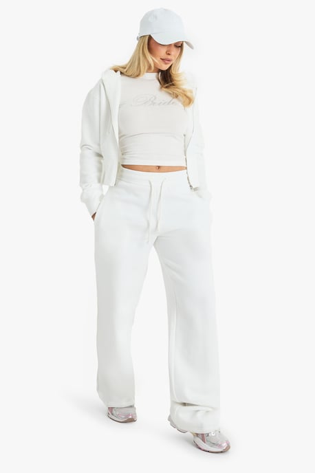 Bridal 'Bride' Diamante Slogan Straight Leg Jogger - Image 3