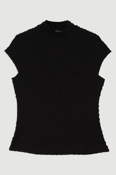 Textured Jersey Top - Image 4