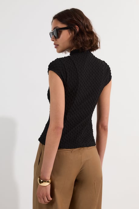 Textured Jersey Top - Image 5