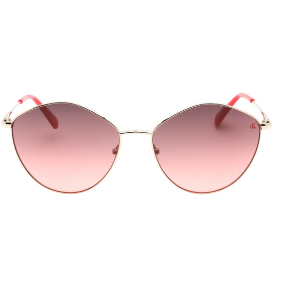 Calvin Klein Gold Framed Pink Gradient Sunglasses - Image 2