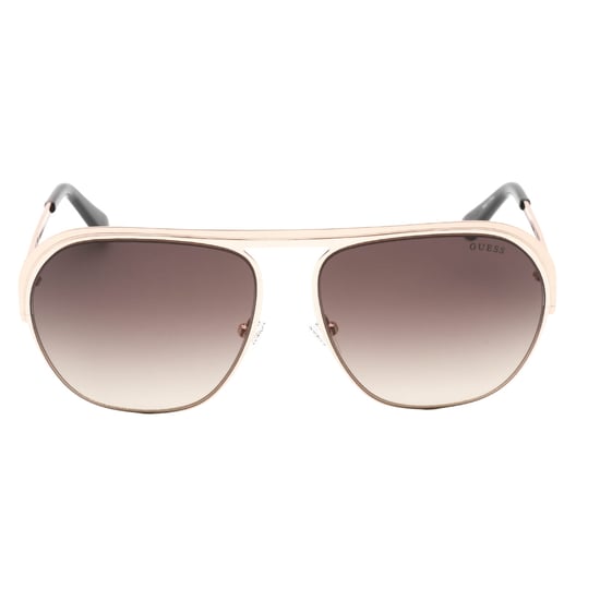 Guess Gold Framed Gradient Brown Lensed Sunglasses - Image 2