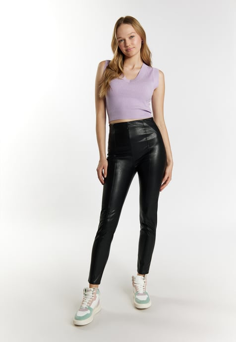 Mymo gebreide trui Dames violet - Image 2