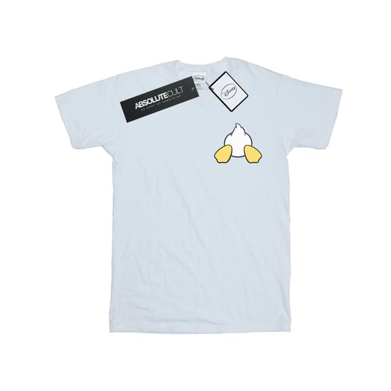 Disney Mens Donald Duck Backside Breast Print T-Shirt (White) - Image 1