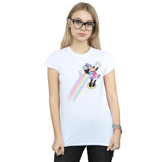 Disney Dames/Dames Minnie Mouse Whoosh Katoenen T-Shirt (Wit) - Image 2