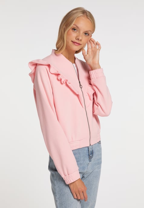 Mymo Sweat-jacket women pink - Image 3