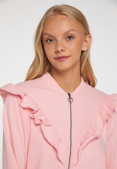 Mymo Sweat-jacket women pink - Image 5