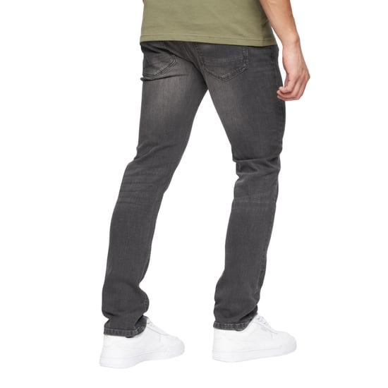 Crosshatch Heren Barbeck Slim Jeans (Grijs wasgoed) - Image 2