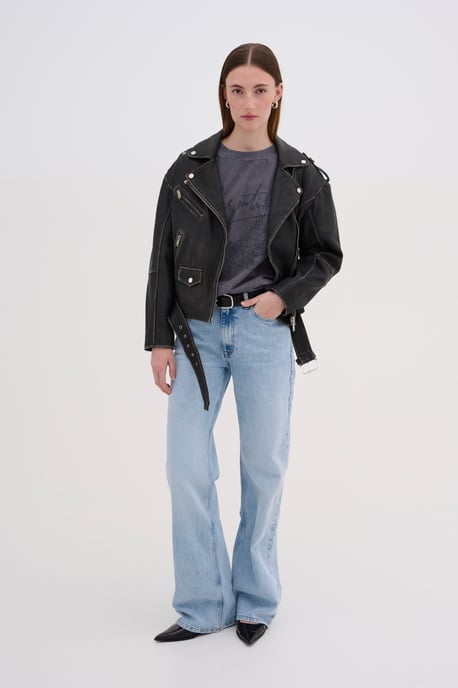 Leather jacket Casual fit - Image 4