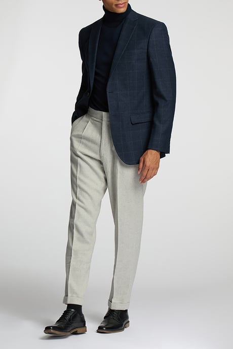 Alexandre Of England Tailored Fit Overcheck Jacket - Image 4