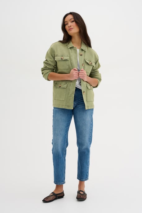 Jas Casual fit olive - Image 3