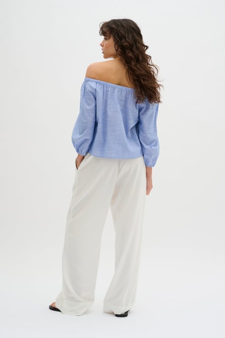 Blouse with short sleeve Loose fit - Image 2