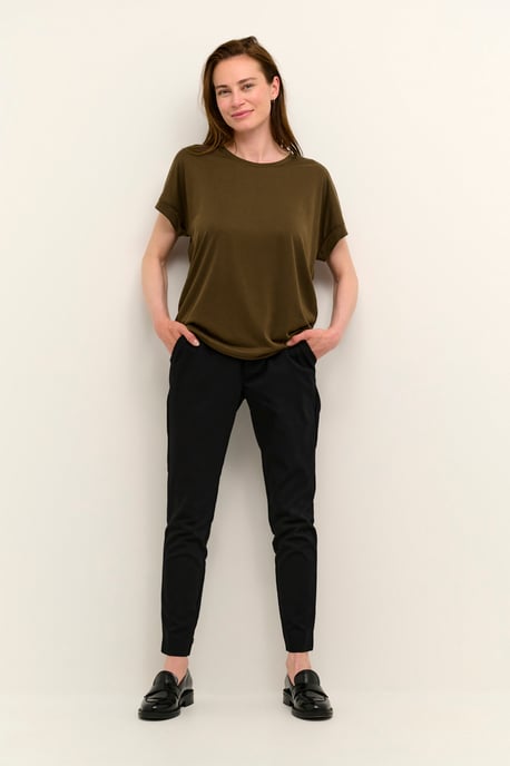 T-shirt Loose fit dark brown - Image 2