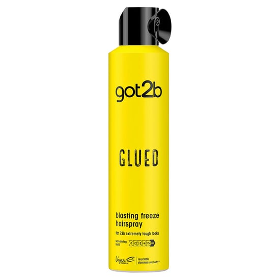 Schwarzkopf got2b Glued Blasting Freeze Hair Spray For Screaming Hold, 300ml,4pk - Image 5