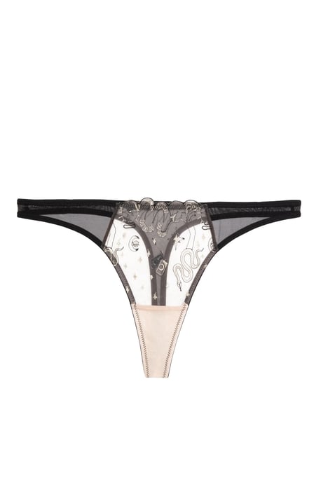 Playful Promises Anna Mystical Embroidery Thong - Image 3