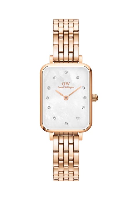 Daniel Wellington DW00100620 Ladies Quadro Link Rose Gold 20mm Watch - Image 1