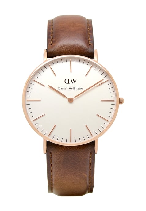 Daniel Wellington DW00100035 Ladies Classic St Mawes 36mm Rose Gold Watch - Image 1