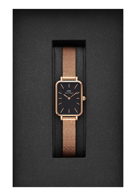 Daniel Wellington DW00100432 Ladies Quadro Melrose Rose Gold 20mm Watch - Image 2