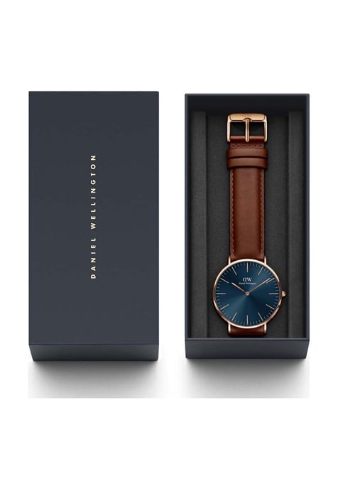 Daniel Wellington DW00100626 Mens Classic St Mawes Rose Gold 40mm Watch - Image 3